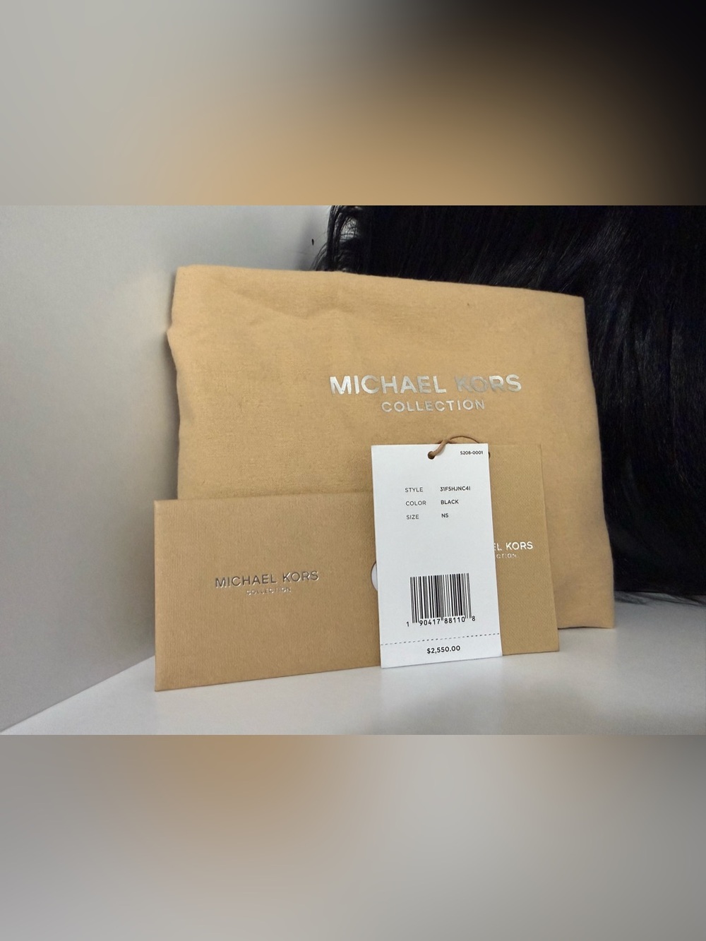 NWT Michael Kors Couture Collection Jeanne Shearling Clutch handbag bag - Picture 11 of 15
